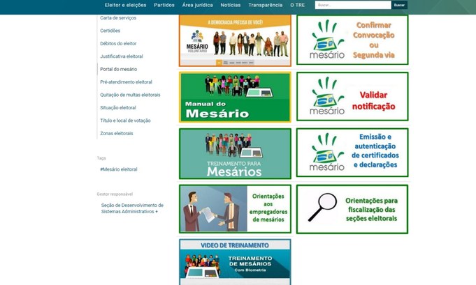 Justiça Eleitoral disponibiliza aplicativos e curso para auxiliar e capacitar os mesários nas El...