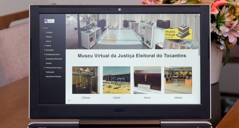 Página do Museu Virtual da JE/TO