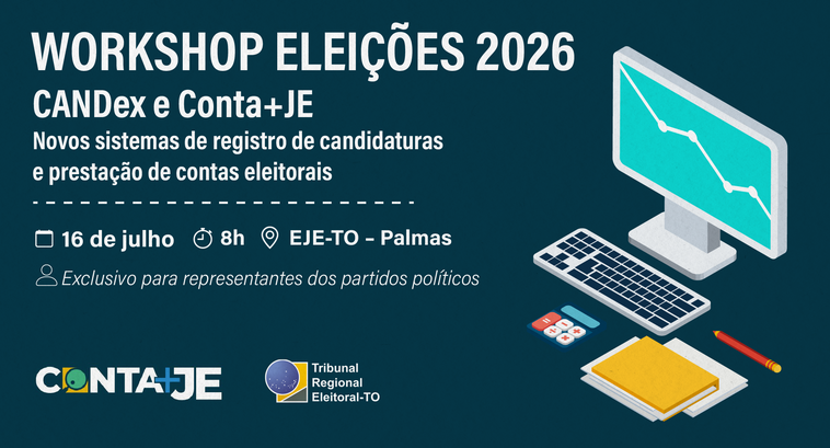 Treinamento orientar sobre os sistemas de registro de candidaturas e prestação de contas