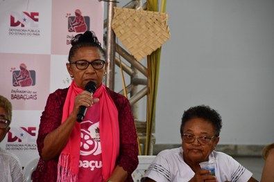 Mulheres quebradeiras de côco recebem serviços da Justiça Eleitoral do Tocantins em Augustinópol...