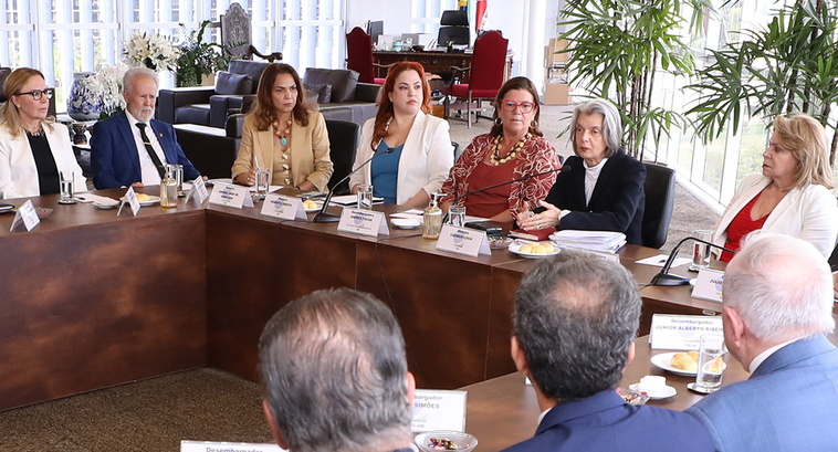 No TSE, presidente do TRE-TO reforça segurança, agilidade e transparência do processo eleitoral no Tocantins Desembargador João Rigo Guimarães participou de reunião com ministra Cármen Lúcia e demais presi...