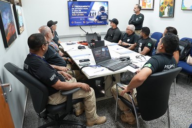 Polícia Judicial conclui treinamento para uso de instrumentos não letais 
