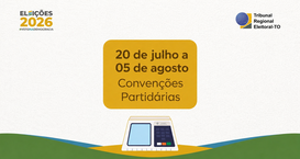 Card institucional com fundo claro e textura suave. No canto superior esquerdo, aparece a identi...