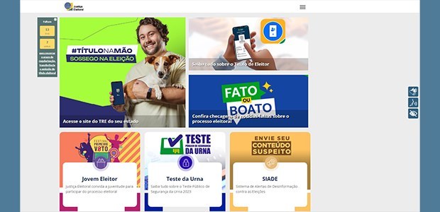Rápido e prático: encontre tudo sobre eleições no Portal da Justiça Eleitoral Acesse todas as informações sobre temas como título de eleitor, combate à desinformação, serviço...