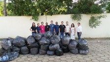 Servidores de Itaguatins realizam coleta seletiva