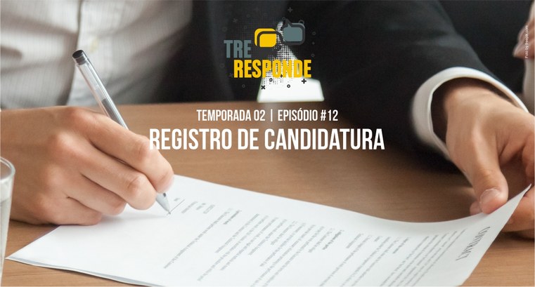 TRE Responde T2#12 - Registro de Candidaturas arte TRE Responde