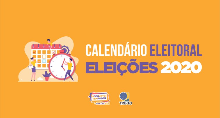 TRE-TO Calendário Eleitoral 2020