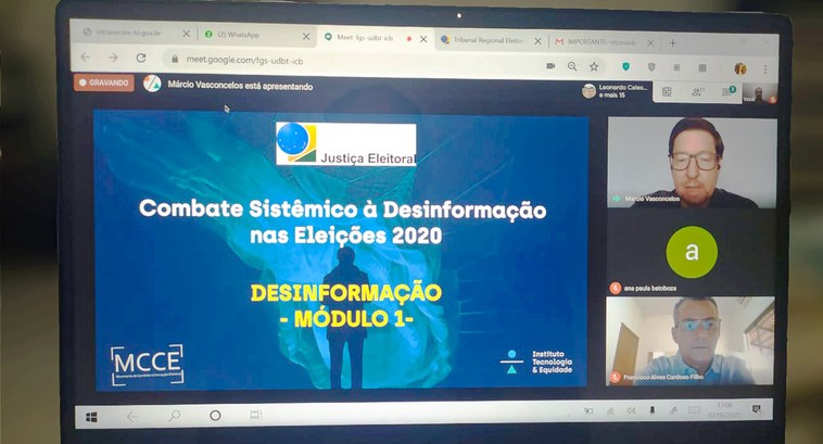 TRE-TO participa de projeto nacional com foco no combate à desinformação Dezenove servidores do TRE-TO participam do curso