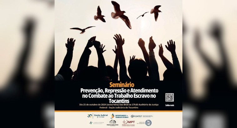 TRE-TO participa de seminário que reflete erradicação do trabalho escravo no Tocantins TRE-TO participa de seminário que reflete erradicação do trabalho escravo no Tocantins