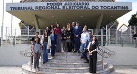 TRE-TO recebe estudantes de Direito para imersão no funcionamento da Justiça Eleitoral