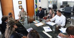 TRE-TO reunião gabinete de segurança institucional