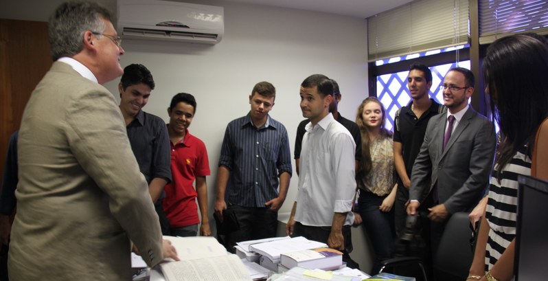 visita estudantes de Direito visita estudantes de Direito
